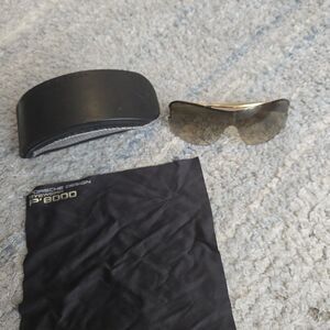 Porsche Design Beige Gold  P8518 Sunglasses UV Protection Comes With The Case